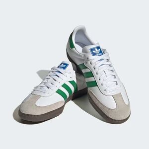 adidas Samba OG White/Green M 6.5/W 7.5